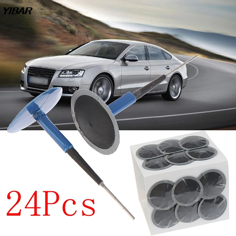 

24x Auto Car Truck Tire Tyre Puncture Repair Wired 35mm 6mm Plug Mushroom Patch