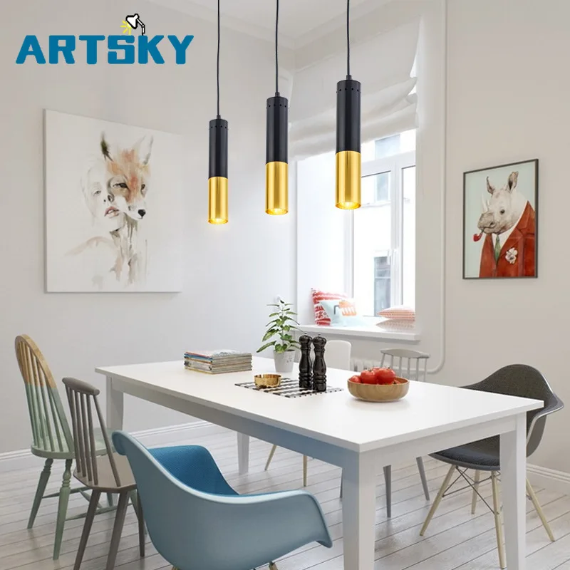 Современная креативная люстра из алюминиевого сплава в скандинавском стиле