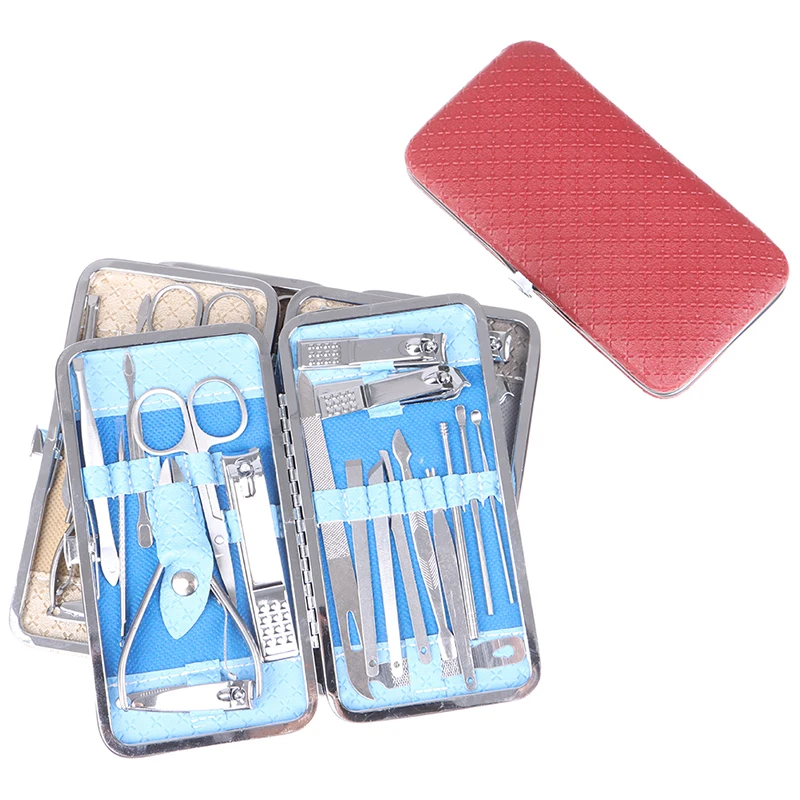 

19pcs/set Manicure Nail Clipper Cutter Set Household Stainless Steel Ear Spoon Nail Clippers Manicure Tool Pedicure
