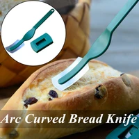 14 82 64cm arc cutting bread knife carbon steel french baguette bread toast cutting and baking tool baking accessories