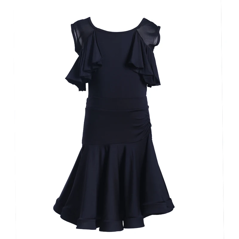 

Latin Dance Dress Children Sleeveless Cha Cha Rumba Tange Samba Dancing Clothing Girls Competition Performance Wear DNV12654