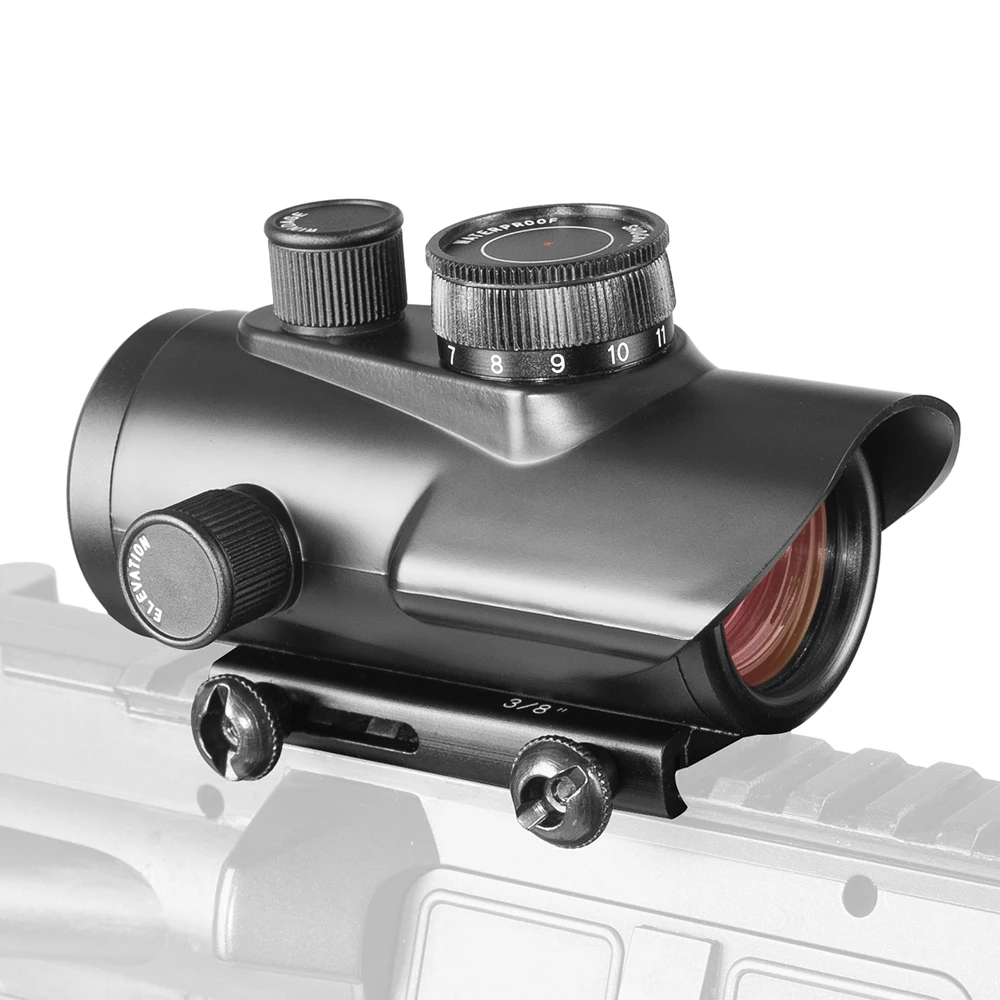 Голографический прицел Red Dot 1x30 11 мм и 20 крепление на рельс Вивера для тактической