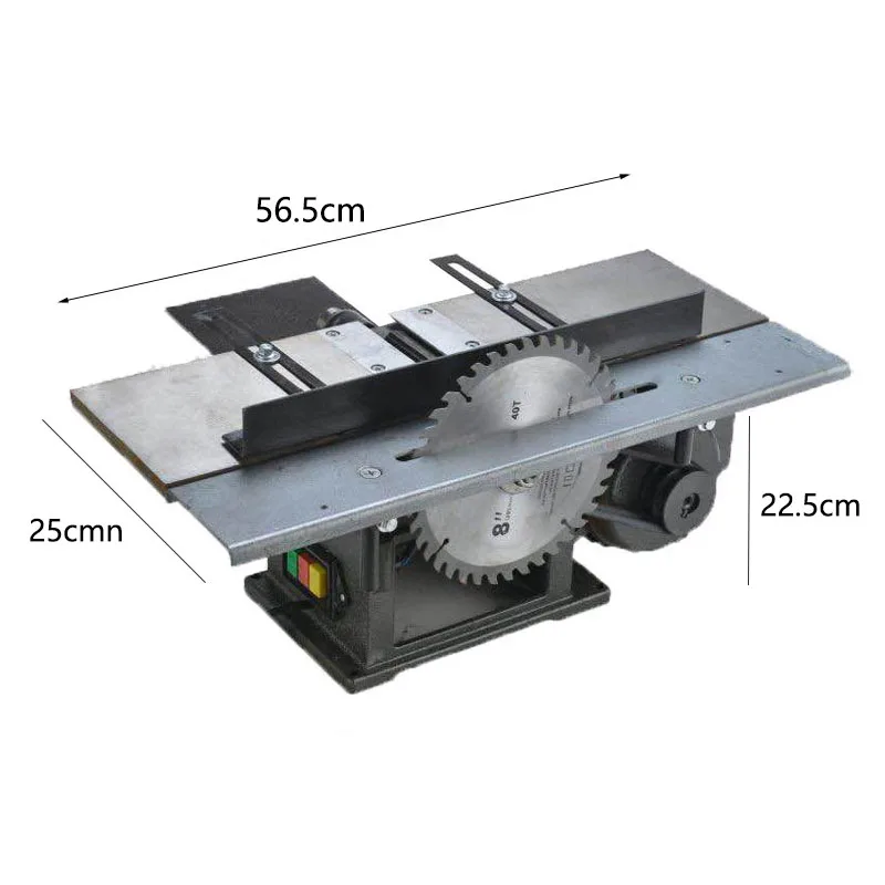 220V 3800r/min Multifunctional Woodworking Saw Table Electric 120A Wood Planer with Backboard and 1.3KW Motor YZ | Инструменты