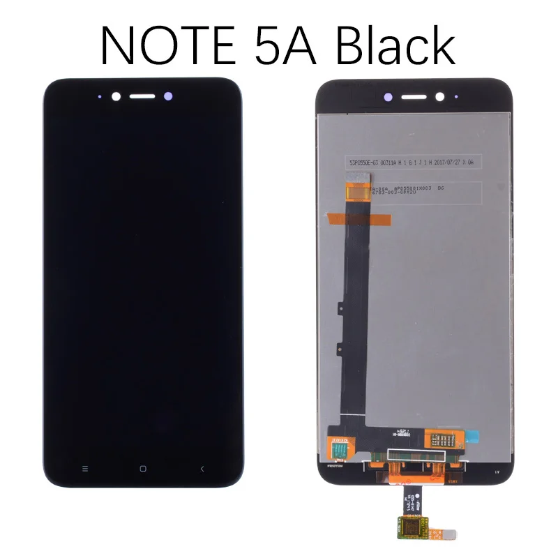 Note 5a Black Дисплей для XIAOMI Redmi Note 5A 5A Prime Y1 / Y1 Lite LCD в сборе с тачскрином черный белый - Цвет: Note 5a Black