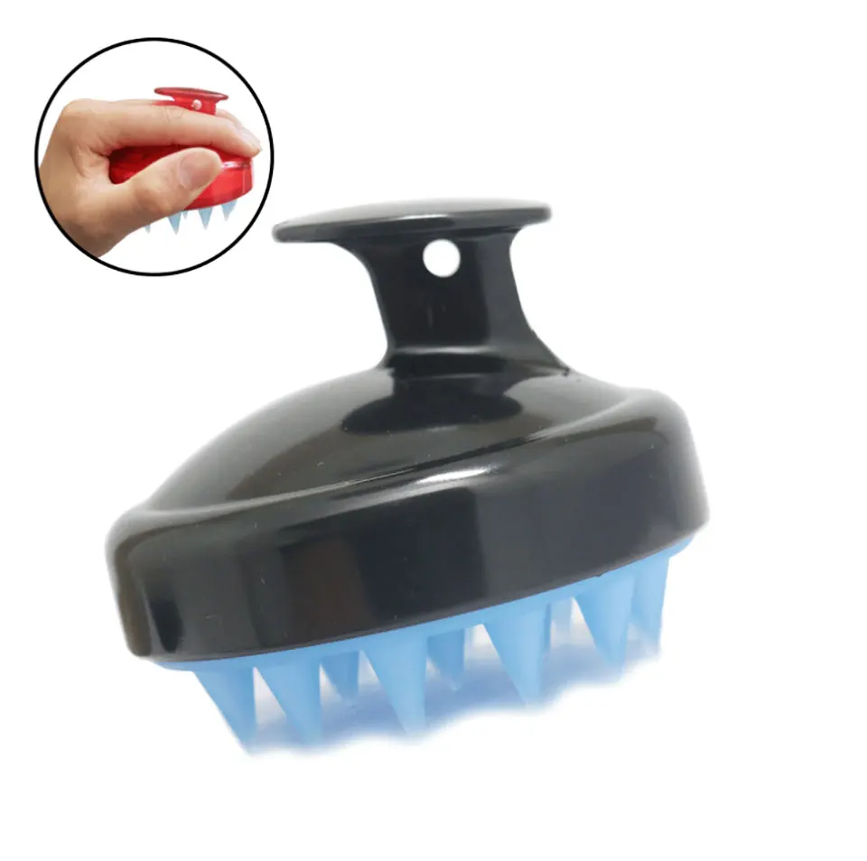Spa Hair Brush Silicone Shampoo Bursh For Home Women Wide Tooth Comb Hair Washing Comb Scalp Massage Slimming Soft Brush Head