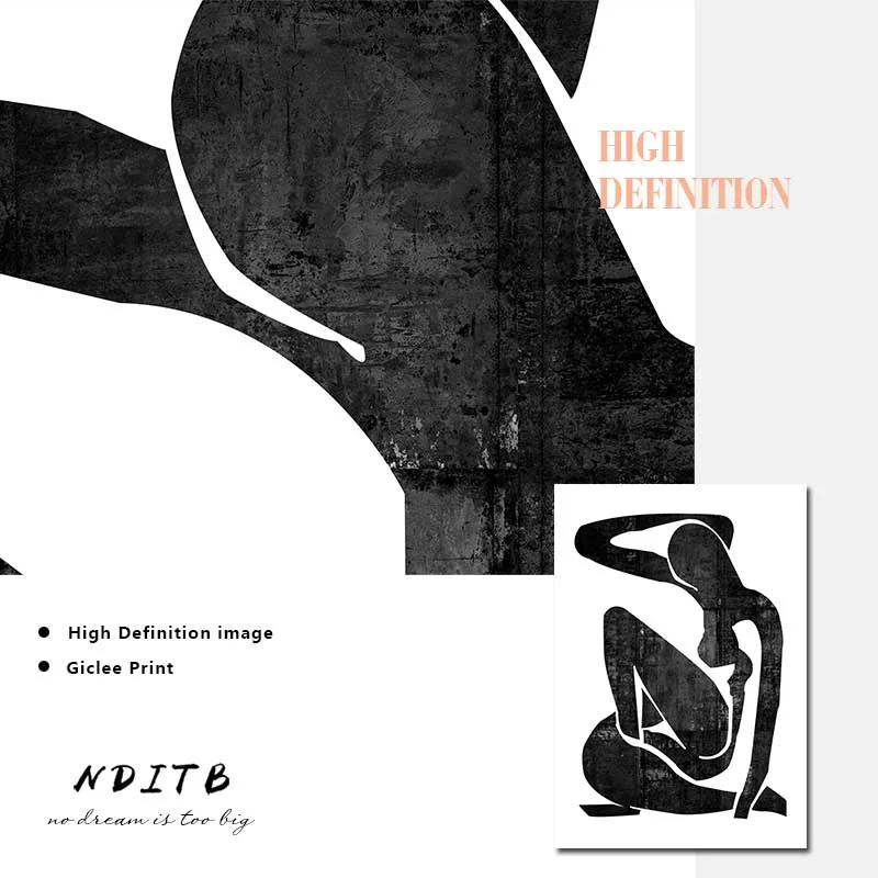 Скандинавский современный художественный Рисунок геометрический абстрактный