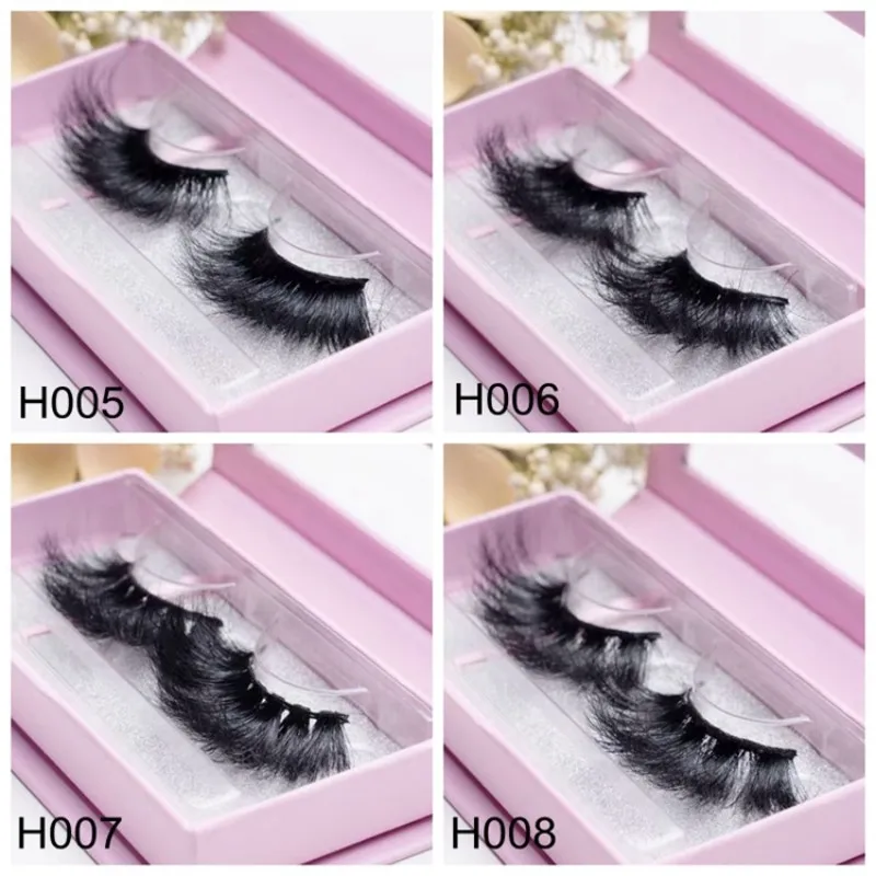 10 коробок 27 мм Толстая норковая лента накладных ресниц для наращивания