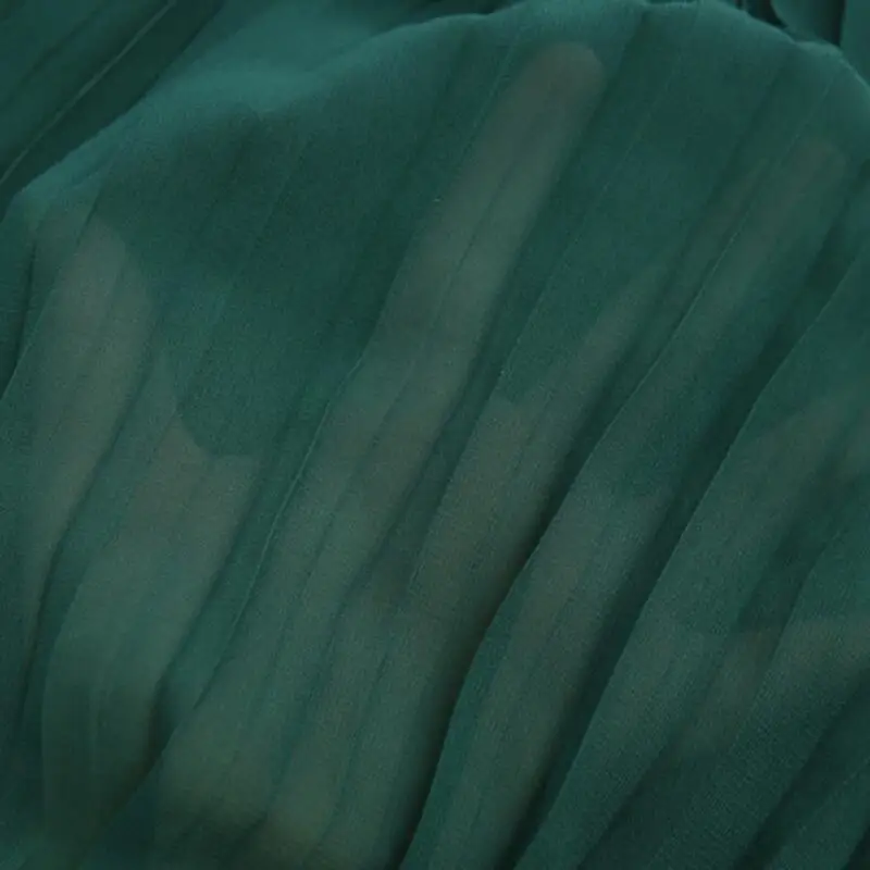 

Women Elastic High Waist Pleated Casual Loose Long Trousers Chiffon Wide Leg Pants Solid Trouser Cool Boho Beach Vintage Mujer