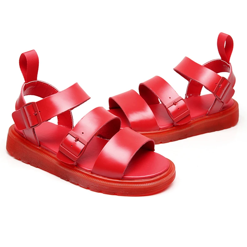 

Leather Sandals Men Clogs Shoes Mens Sandles Women Summer Slippers Garden Shoes Men New 2019 sandalias hombre zuecos