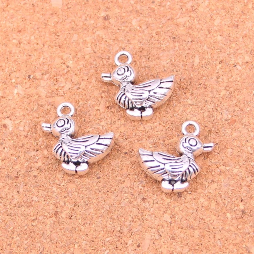 

10pcs Duck Charms Metal Alloy DIY Necklace Pendant Making Findings Handmade Jewelry 17*17*8mm