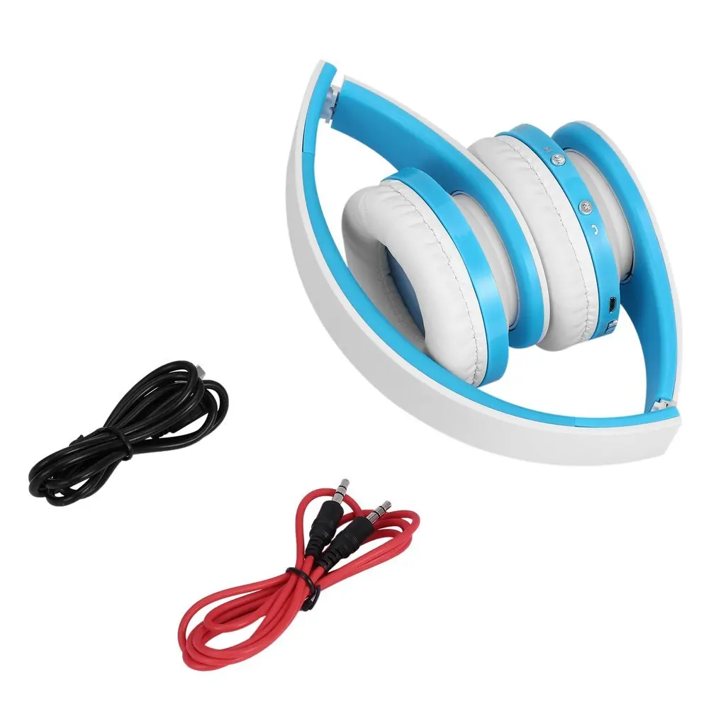 Складные беспроводные наушники стерео Bluetooth гарнитура комбо с микрофоном