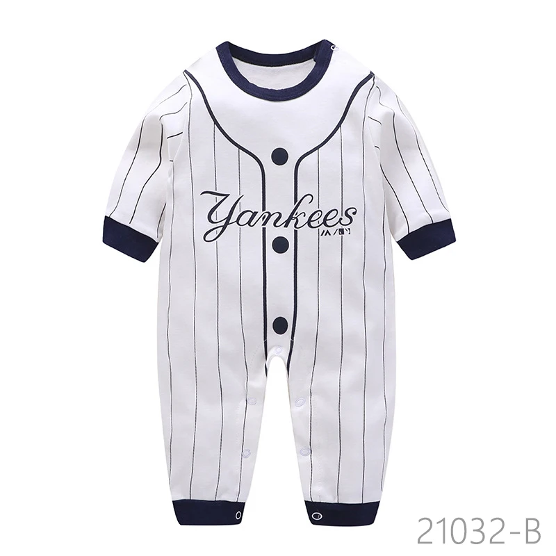 Недорогой хлопковый комбинезон для маленьких мальчиков 2021 года детская одежда с