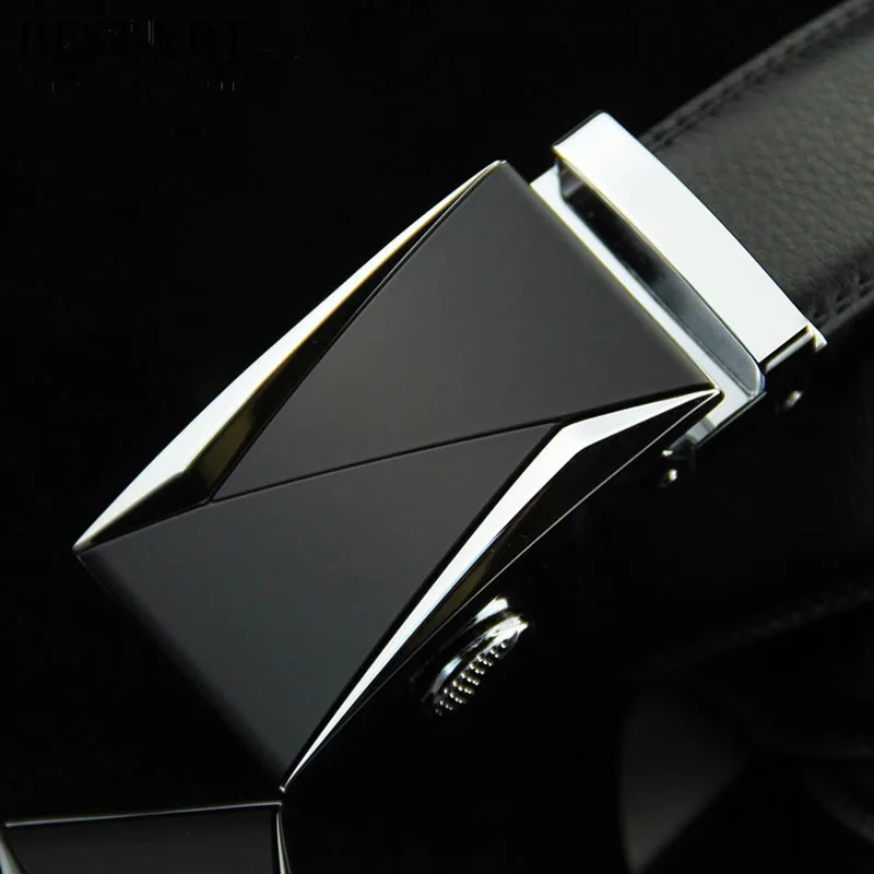 

Best YBT Men mitation Leather Belt Alloy Automatic Buckle Belt Luxury Fashion Jeans Business New Arrival Men Belt