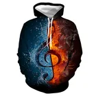 Толстовка мужская с капюшоном, Модный свитшот с 3D-принтом огненного дракона, верхняя одежда, одежда в стиле хип-хоп, на осеньзиму