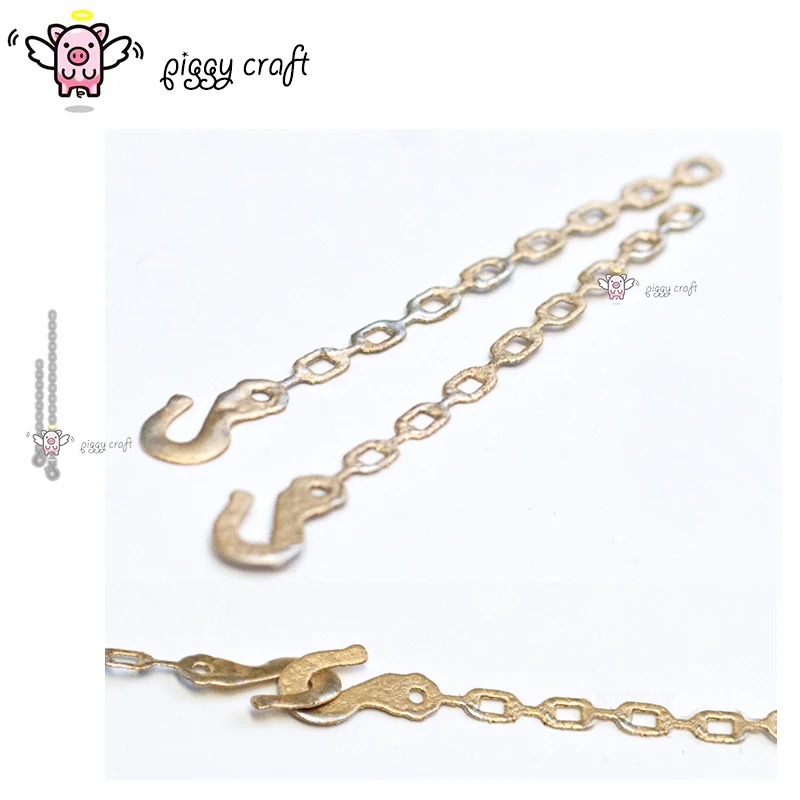 

Металлические Вырубные штампы, форма для вырезания, 2 шт., лента с крючком для цепочки, штампы для скрапбукинга, бумаги, рукоделия, ножа, лезви...