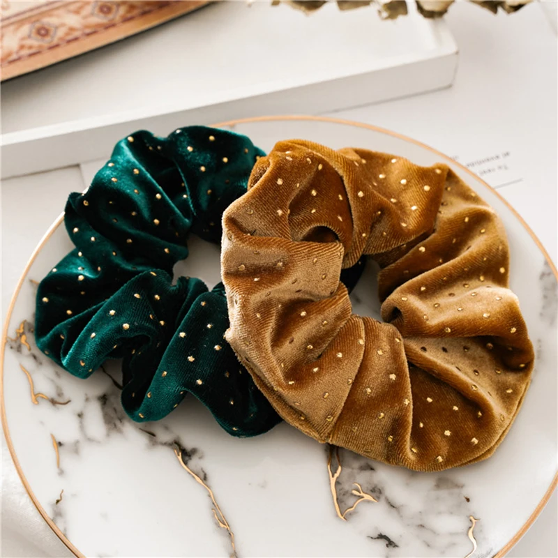 Бархатная резинка для волос женщин и девушек аксессуар прически конский хвост |