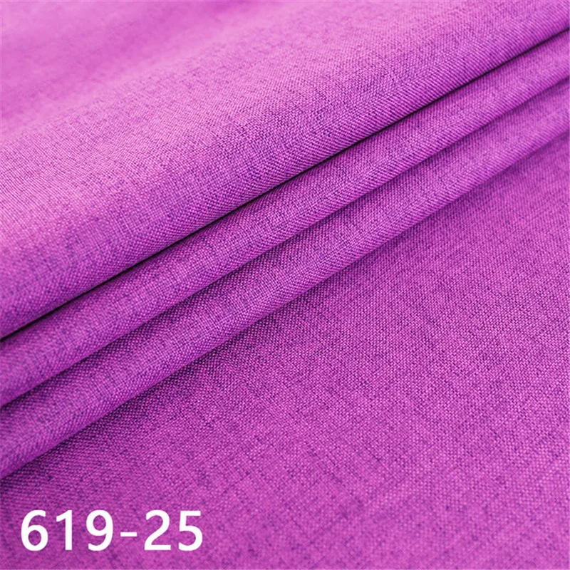 

Plain-linen striped fabrics for sewing upholstery table runner sofa dust cover diy patchwork material