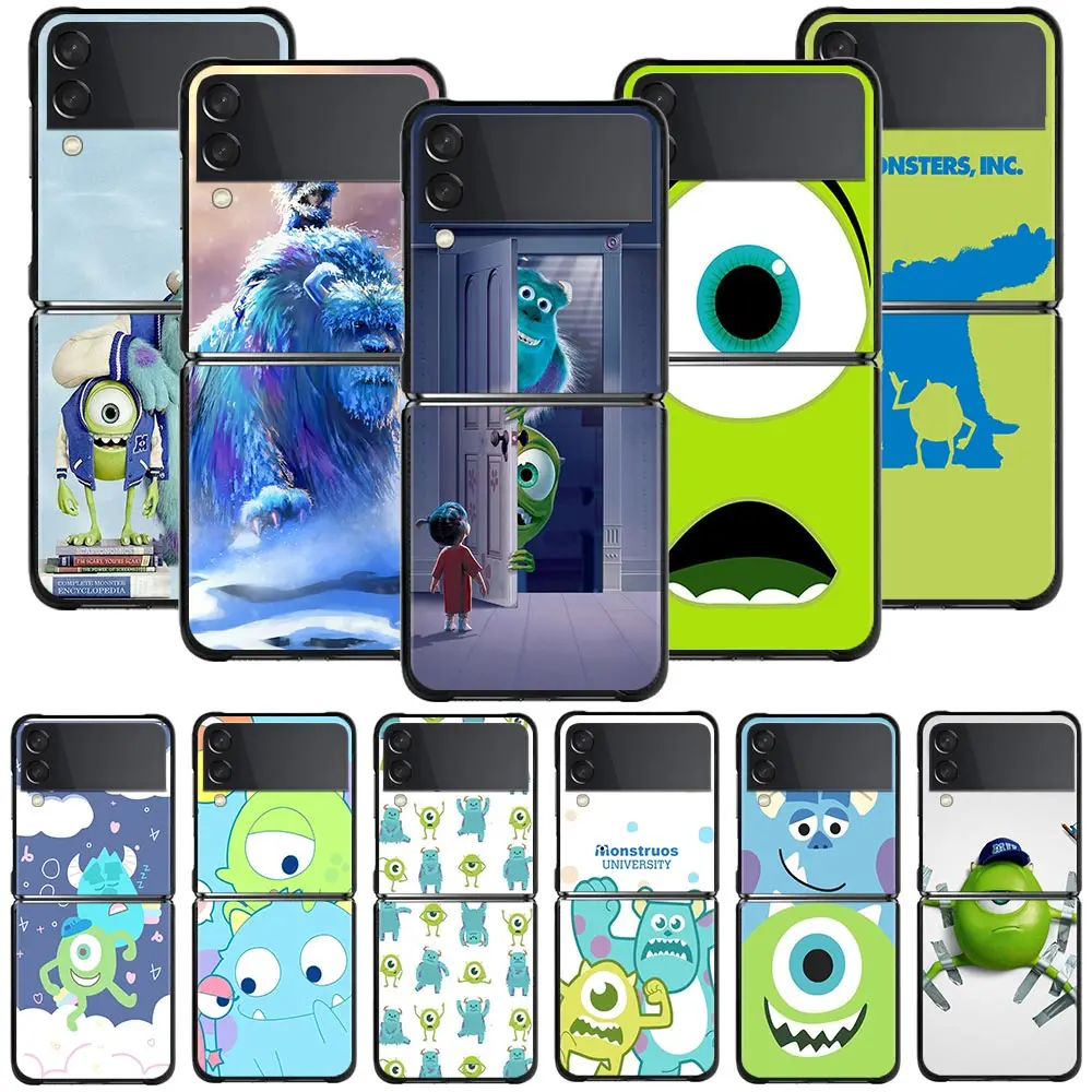 

Защитный чехол с мультяшным изображением Disney Monsters University Mr.Q для Samsung Z Flip3, флип-чехол для Samsung Z, флип-чехол, Обложка, чехлы