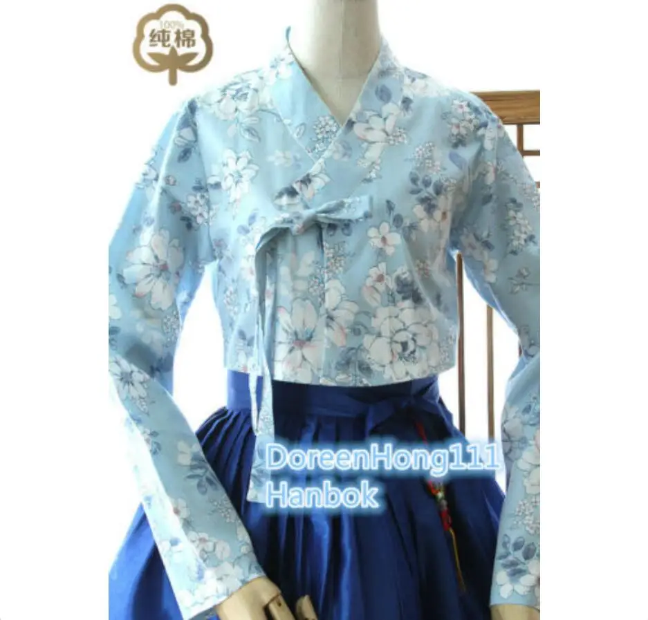 Лидер продаж платье ханбок Мода корейская традиционная модернизированная