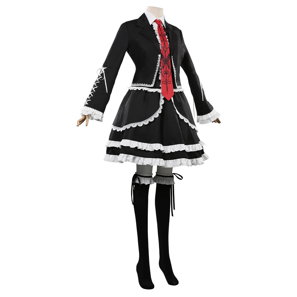 Костюм для косплея аниме Danganronpa Celestia Ludenberg Униформа наряды костюмы на Хэллоуин