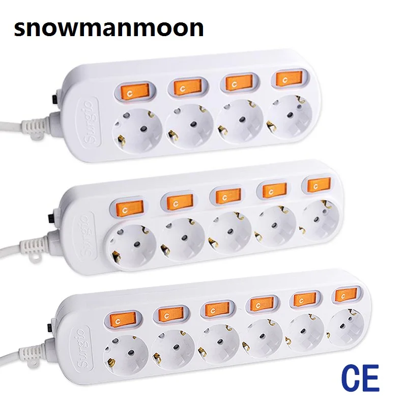 сетевой фильтр с usb Силовая полоса защиты от перенапряжения штепсельная вилка