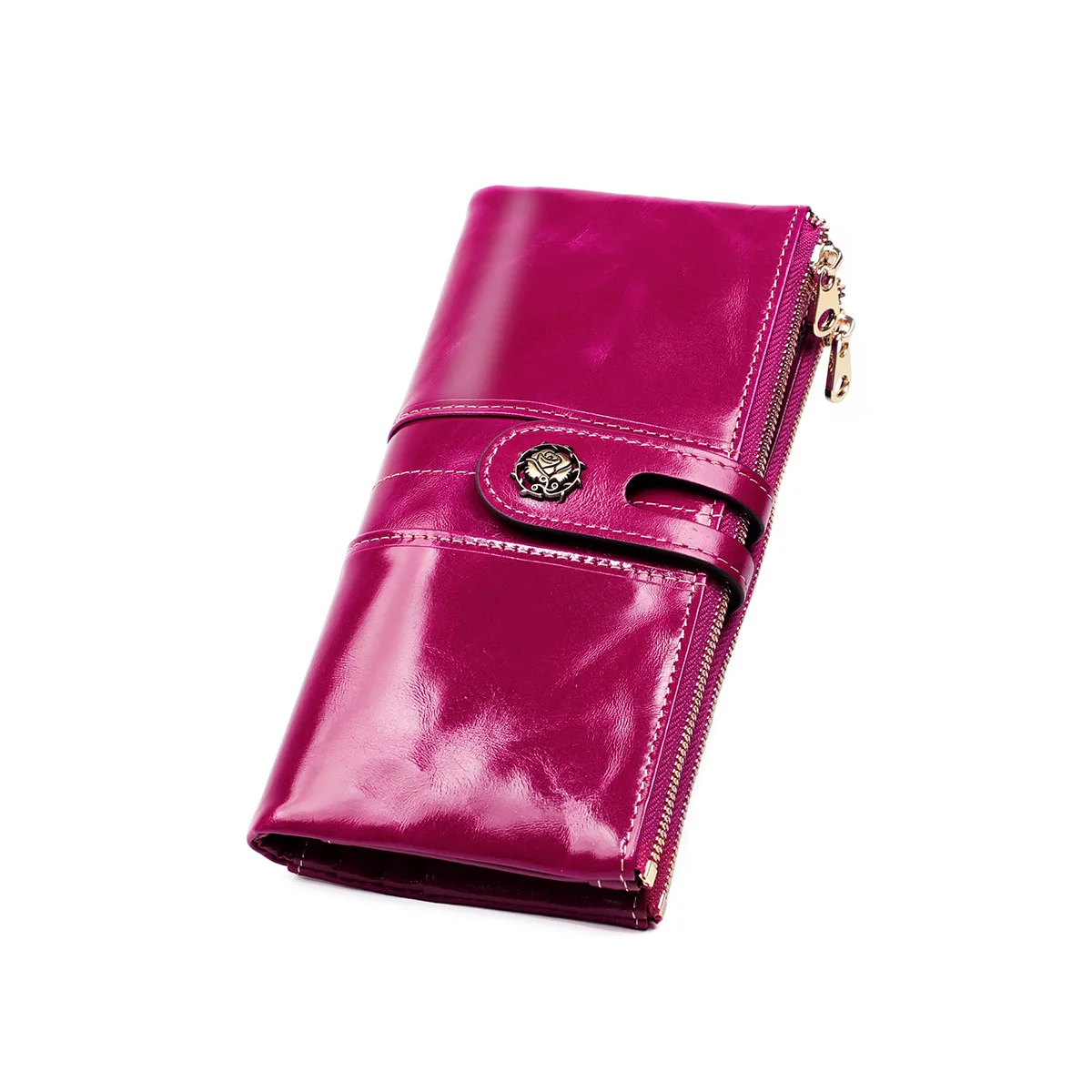 

Молнией 2021 Сумки из натуральной кожи для женщин женские кошельки модные женские мобильный телефон Длинный кошелек стильное портмоне для мо...