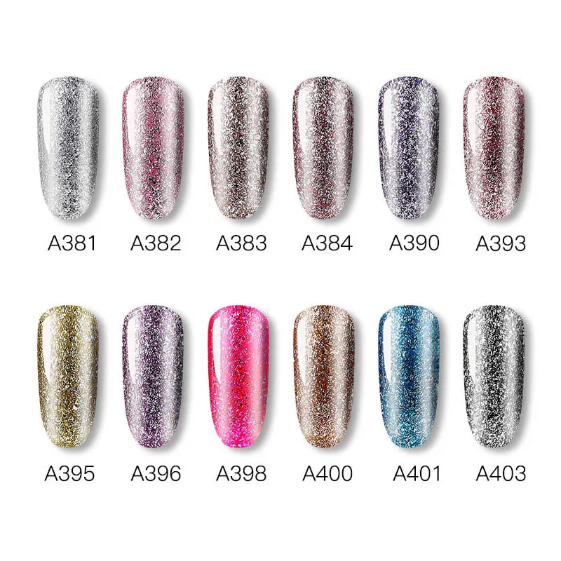 ROSALIND Гель лак для ногтей Набор маникюра УФ цвета гель Полупостоянный Гибридный