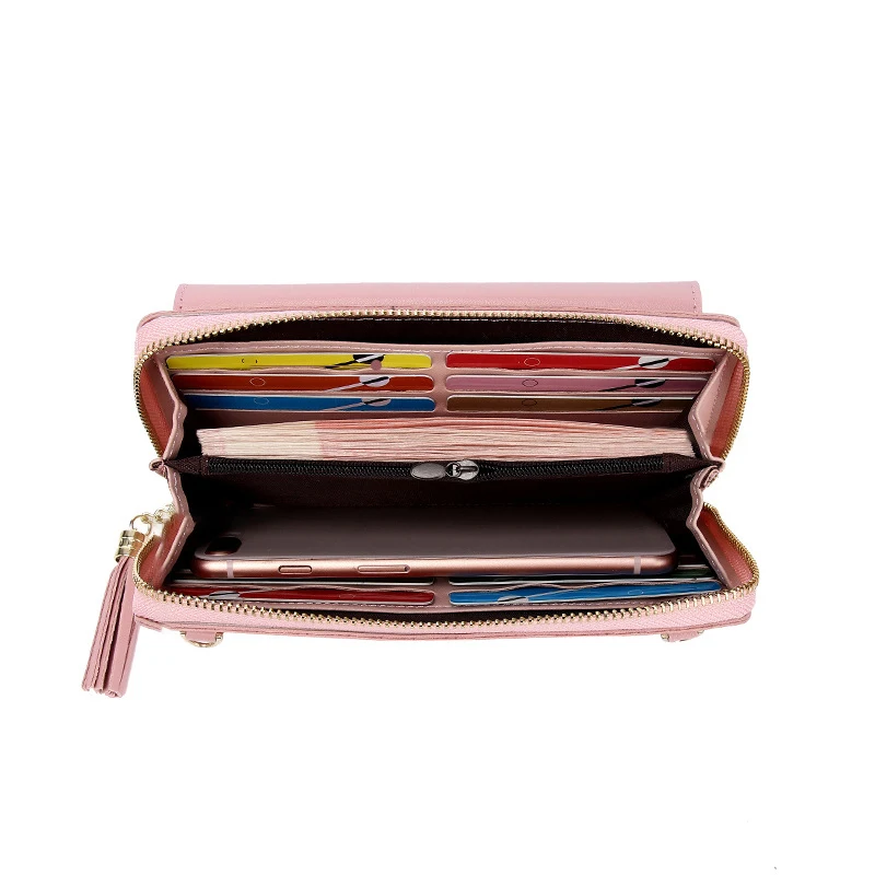 

2021 New Ladies Korean Clutch Bag Large Capacity Casual Shoulder Bag Mobile Phone Bag