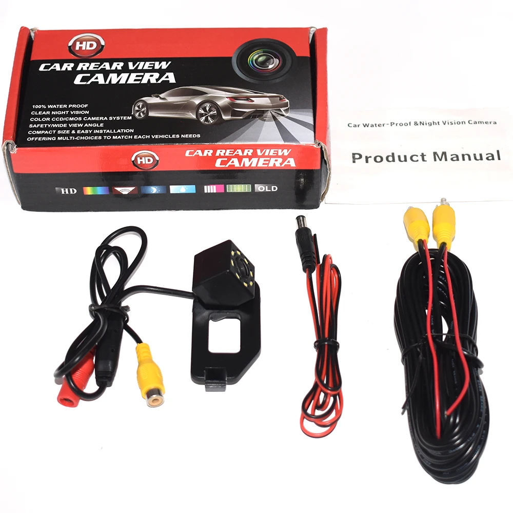 

ZJCGO CCD HD Car Rear View Reverse Back Up Parking Waterproof Night Vision Camera for Toyota Camry XV50 2011 2012 2013 2014