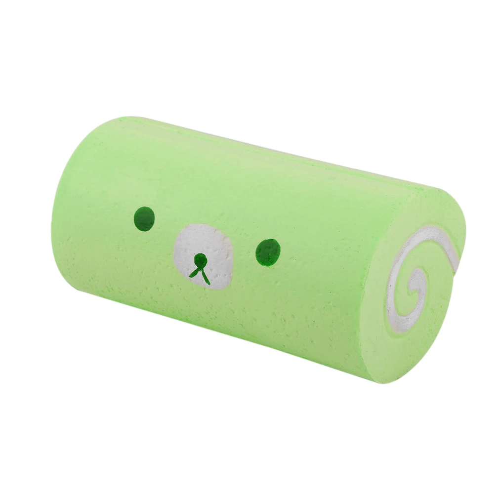 Лидер продаж! OCDAY 15 см красочные имитационный Хлеб Большой Швейцарский рулет с