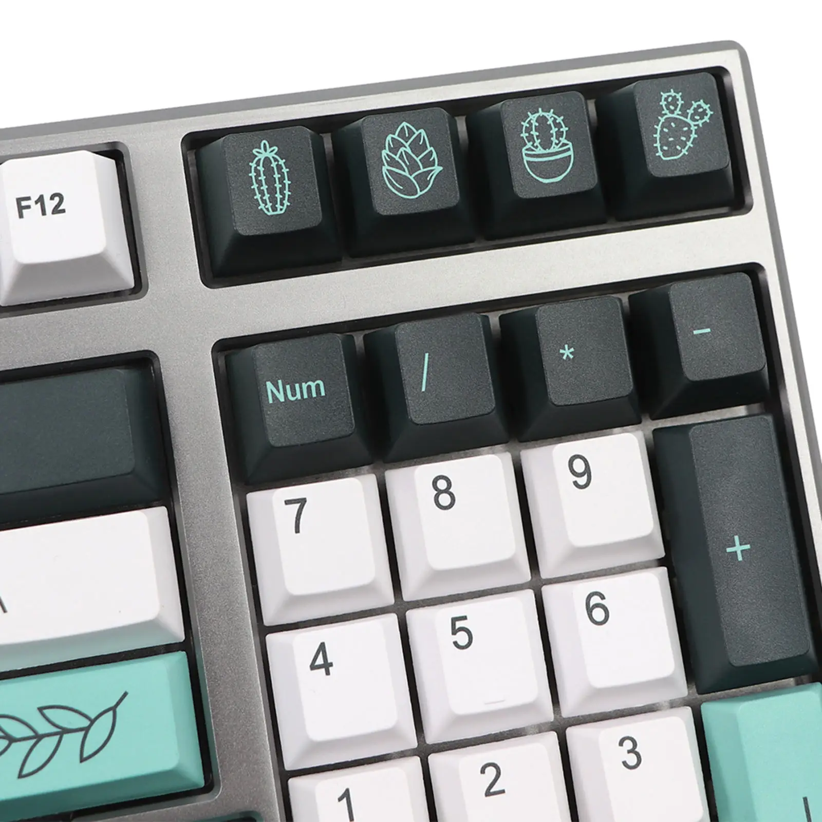 Клавиши из PBT-пластика с двойным нанесением изображения тематики сада на 137 клавиш для механических клавиатур Cherry MX 87 104 Keys для геймеров.
