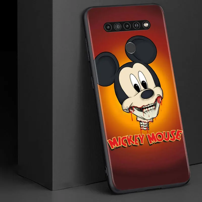 

Halloween Disney Mickey for LG G8 G8S G8X V30 V35 V40 V50 V60 ThinQ Q60 K40 K50 K51 K61 K71 K92 K62 Soft Black Phone Case
