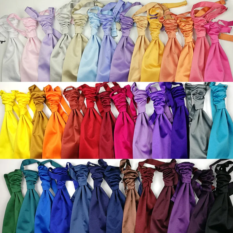 

Men's Vintage jacquard microfiber Formal Multicolor optional Cravat and Ascot