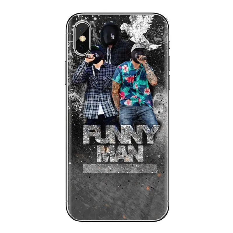 For Samsung Galaxy S2 S3 S4 S5 MINI S6 S7 edge S8 S9 Plus Note 2 3 4 5 8 Coque Fundas Rock Hip Hop hollywood undead TPU Bag Case |