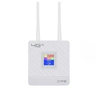 CPE903 Lte Home 4G 2 внешние антенны Wi-Fi модем CPE беспроводной маршрутизатор с портом RJ45 и слотом для Sim-карты европейская вилка