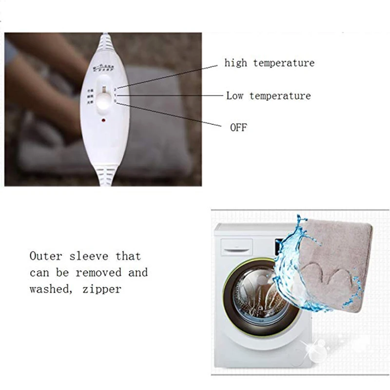 Полезная 1 шт. электрическая грелка для ног грелки тапочки обувь стул теплая