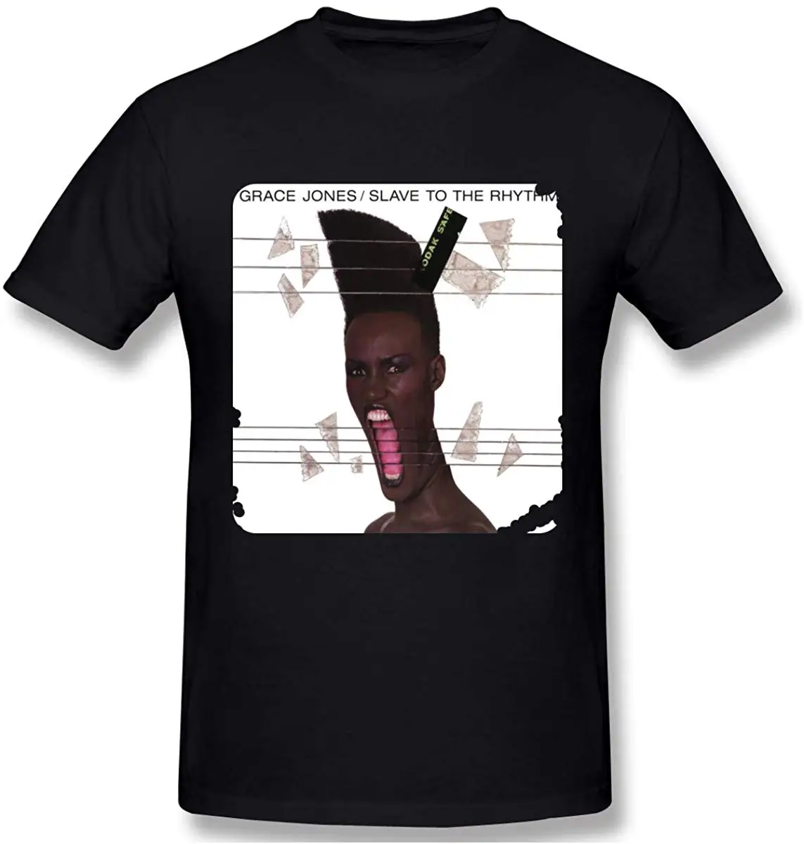 FGHFG Men's Grace Jones Slave to The Rhythm Graphic Design Short Sleeve T Shirts |