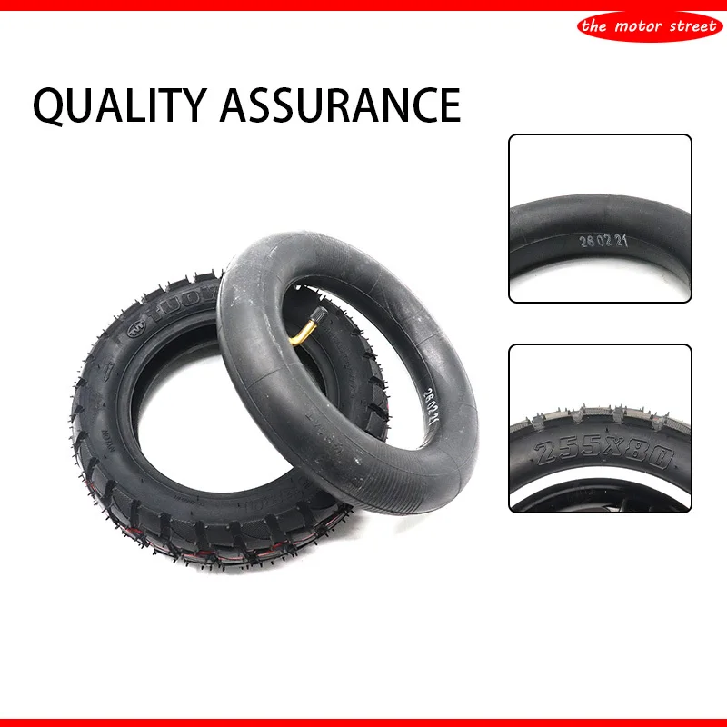 

255x80 Tire TUOVT Inner Tube Outer Tyre for Kugoo M4 Pro Quick 3 Zero 10X Inokim OX Electric Scooter 10x2.50/3.0 Off-Raod Tyre