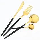 Набор столовых приборов из нержавеющей стали набор серебряных изделий, с зеркальным покрытием