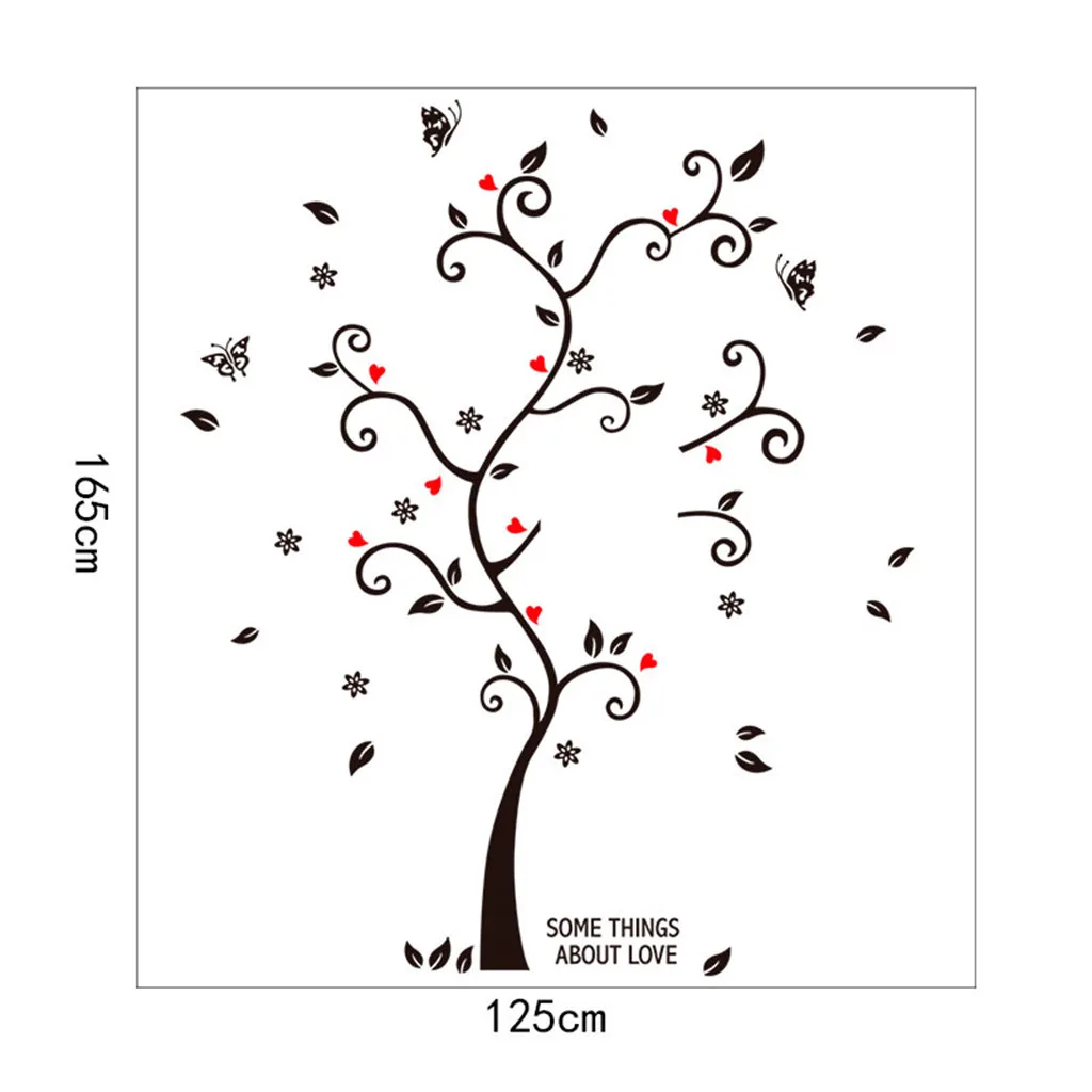 Некоторые вещи о любви память фото дерево наклейка на стену домашний декор