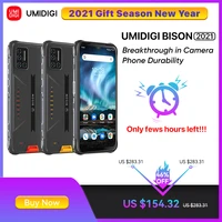 umidigi bison 2021 new smartphone telefone inteligente nfc android 11 68ip69k waterproof rugged phone 8gb128gb 48mp matrix