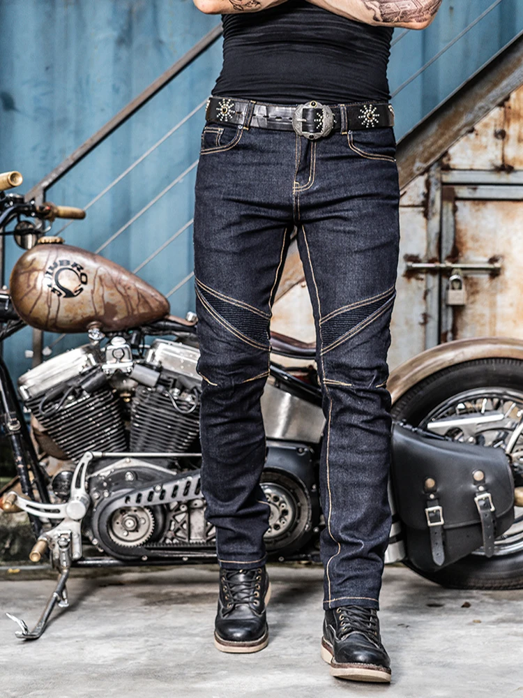 Новые мотоциклетные джинсы бриджи штаны для верховой езды брюки мужские