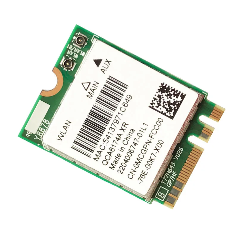 Для MSI GT72/GT80/GS60/GE62/GE72/PE60/PE70 для Dell Alienware 13 R2 17 Killer 1535 Atheros QCNFA364A 802.11Ac NGFF карта |