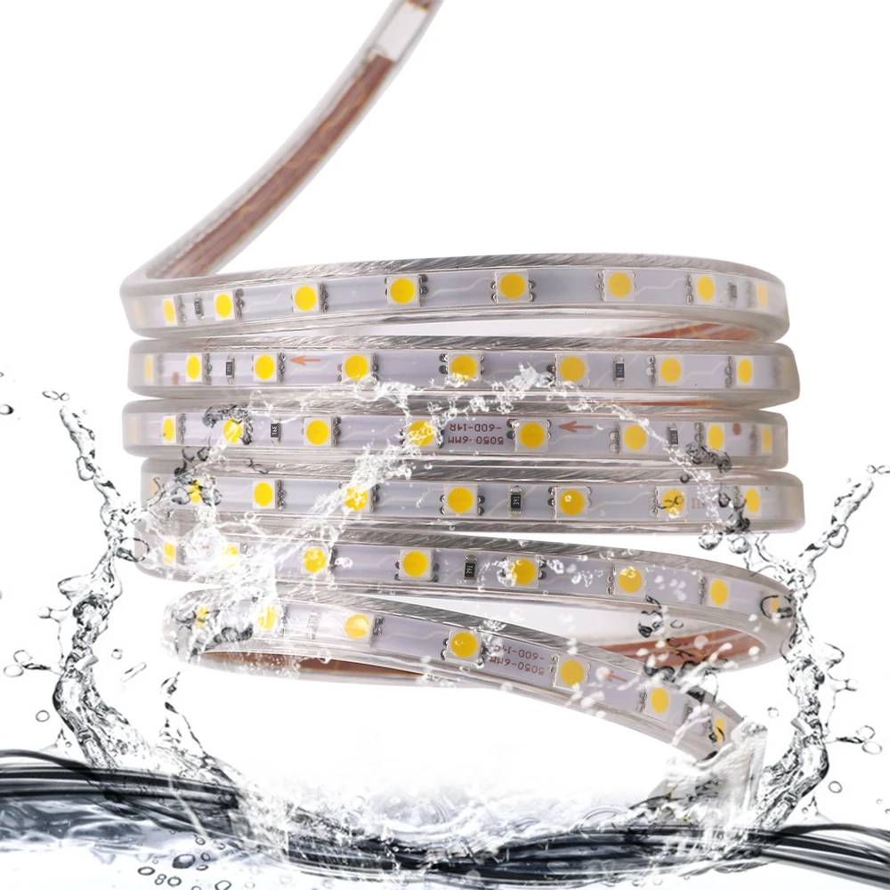AC 110 В 220 В светодиодный светильник SMD5050 60 Светодиодный s/M гибкая светодиодная лента RGB Водонепроницаемый светодиодный светильник с Bluetooth музыкальным пультом дистанционного управления