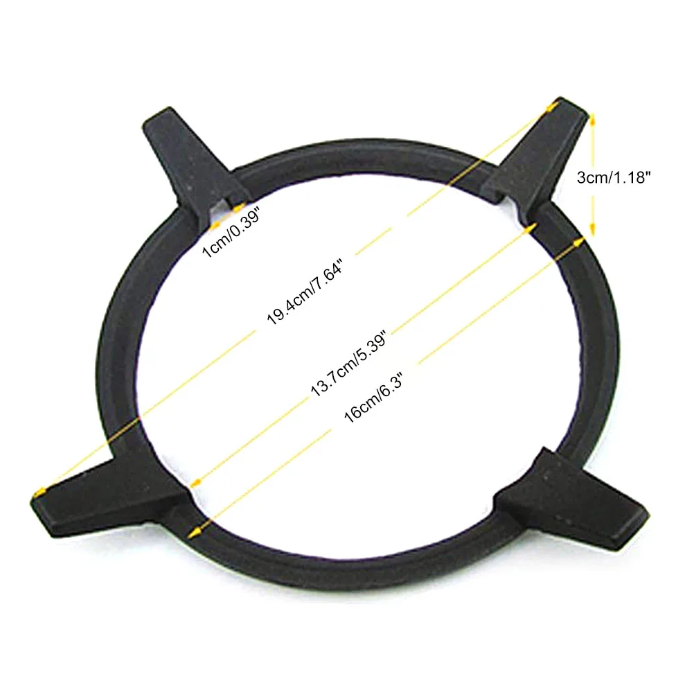 Universal Non Slip Cast Iron Stove Trivets for Kitchen Wok Cooktop Range Pan Holder Stand Rack Gas Accessories | Дом и сад