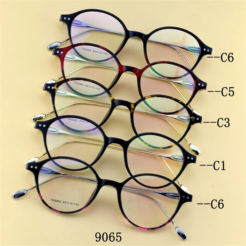 

Cubojue Wholesale Glasses 10 Pcs/lot Men Women TR90 Eyeglasses Woman Round Spectacles Bulk Sale Fashion