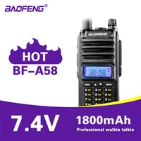 baofeng tri band walkie talkie bf a58s s a58 enhance 136 174220 260400 480 mhz portable fm two 2 way ham cb radio transceiver