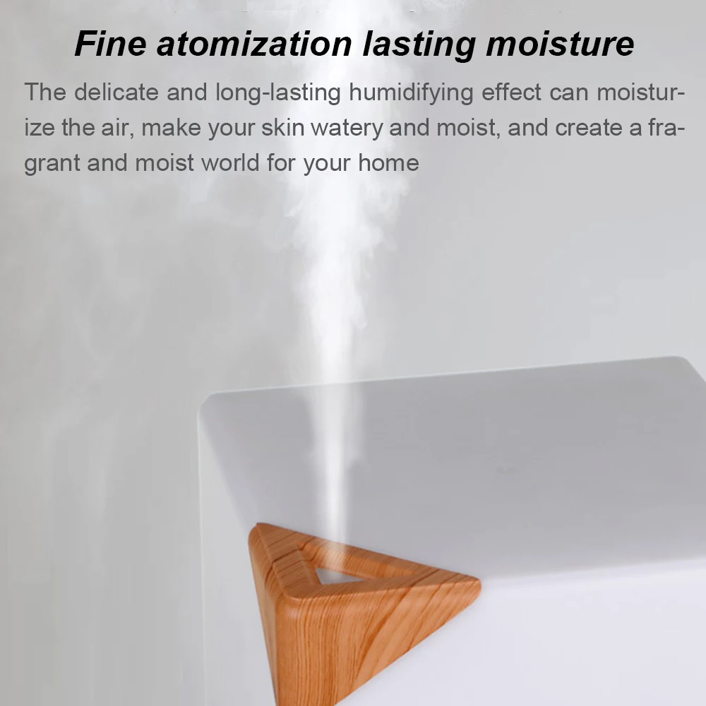 

Ultrasonic Air Humidifier Essential Oil Aromatherapy Diffuser 600ml for Office Home Bedroom Living Room Study Yoga