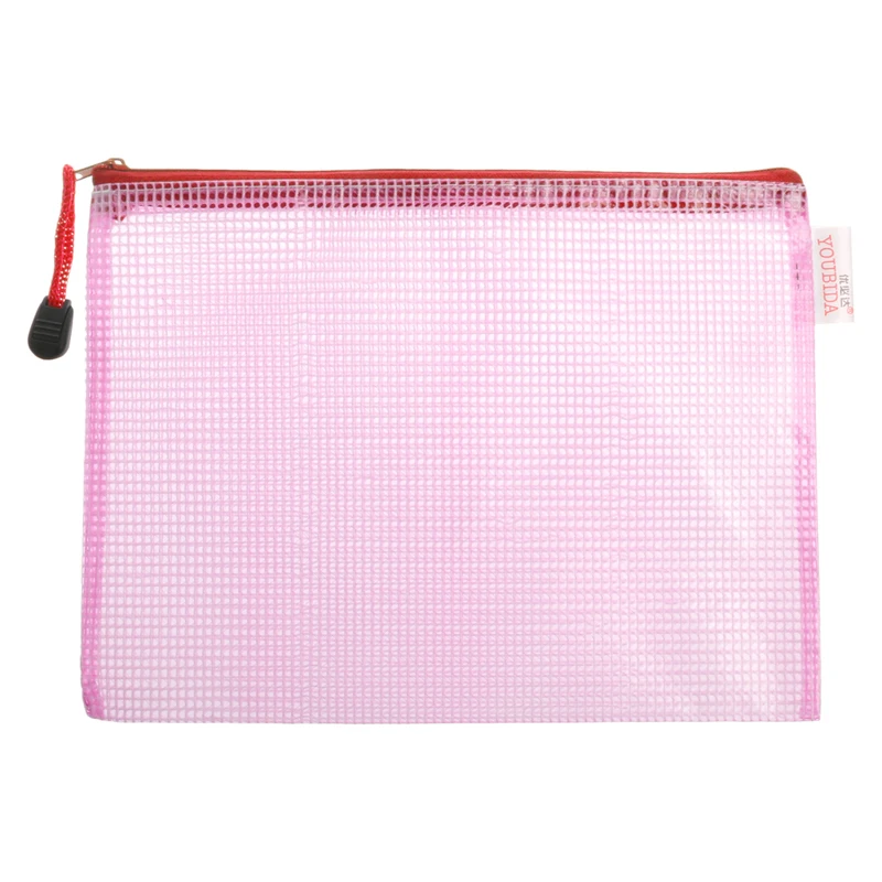 

Document Bag A3 Size Zipper File Pocket Storage School Office Supply Waterproof