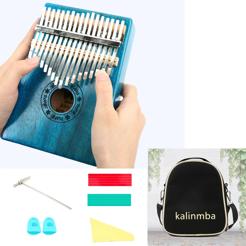 17 клавиш калимба пианино из красного дерева клавиш| |
